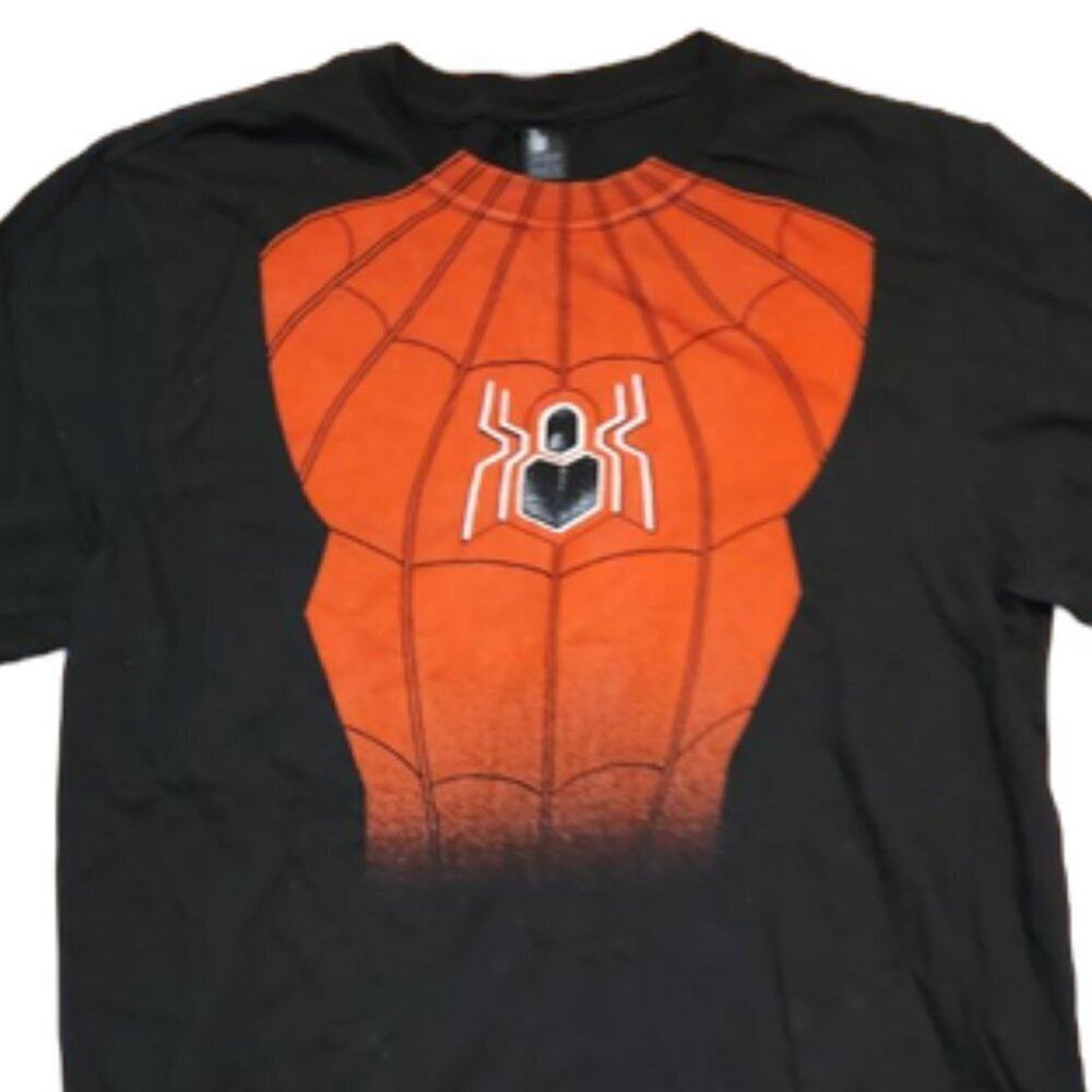 Spiderman Far From Home Black & Red T-Shirt Men’s Size Medium